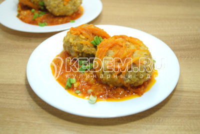 Ёжики из фарша с рисом