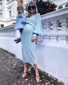 Самая стильная беременная в&nbsp;мире научила женщин не&nbsp;стыдиться своего живота