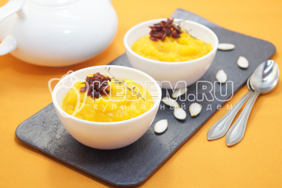 Постный десерт &laquo;Запеченная тыква&raquo;