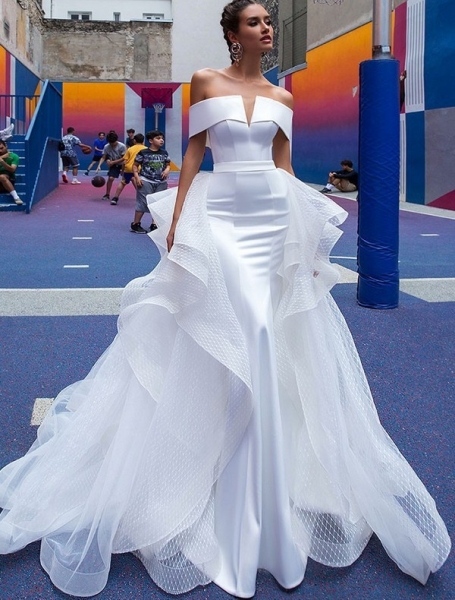 Очаровательные свадебные платья 2019-2020 &ndash; модные новинки, модели и фасоны