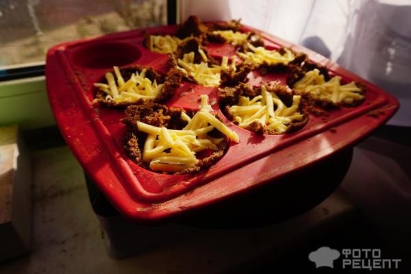 Рецепт: Ржаные мини-киши с рыбой - для завтрака, перекуса и праздника