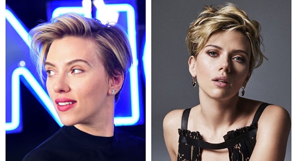 Как по-разному укладывать короткую стрижку: 5 крутых идей на примере Скарлетт Йоханссон