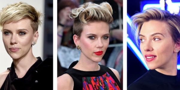 Как по-разному укладывать короткую стрижку: 5 крутых идей на примере Скарлетт Йоханссон